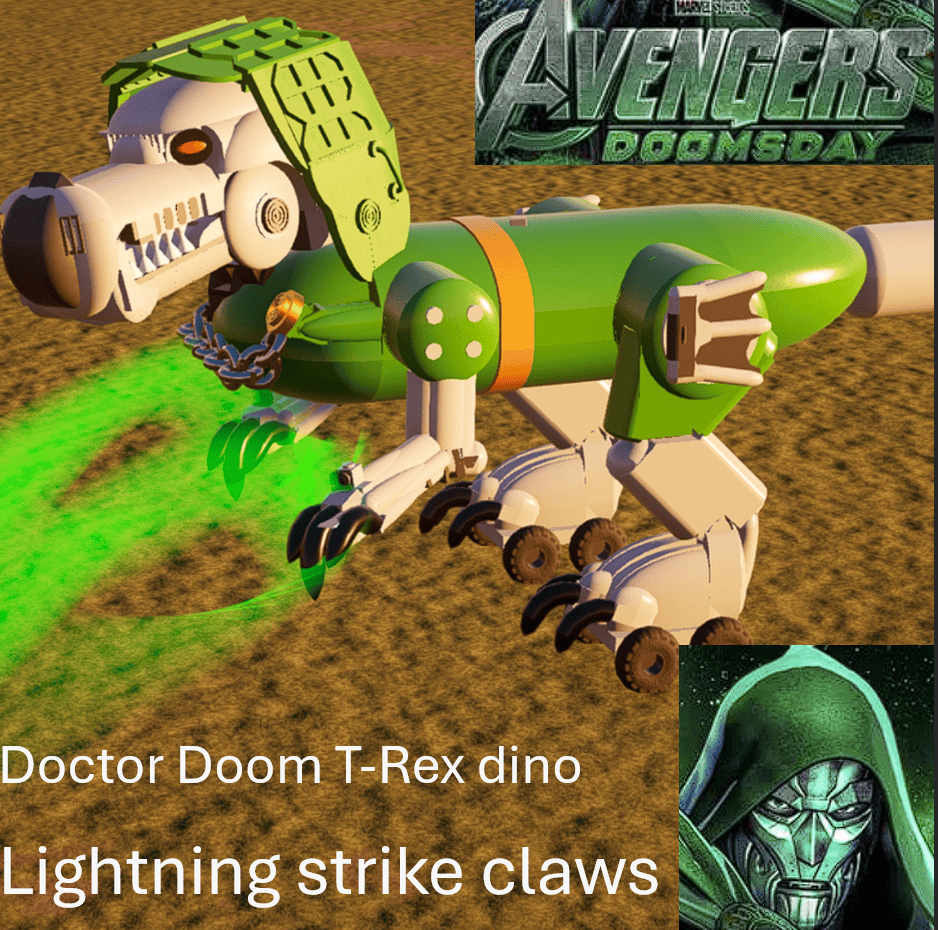Doctor Doom T-Rex Dinosaur