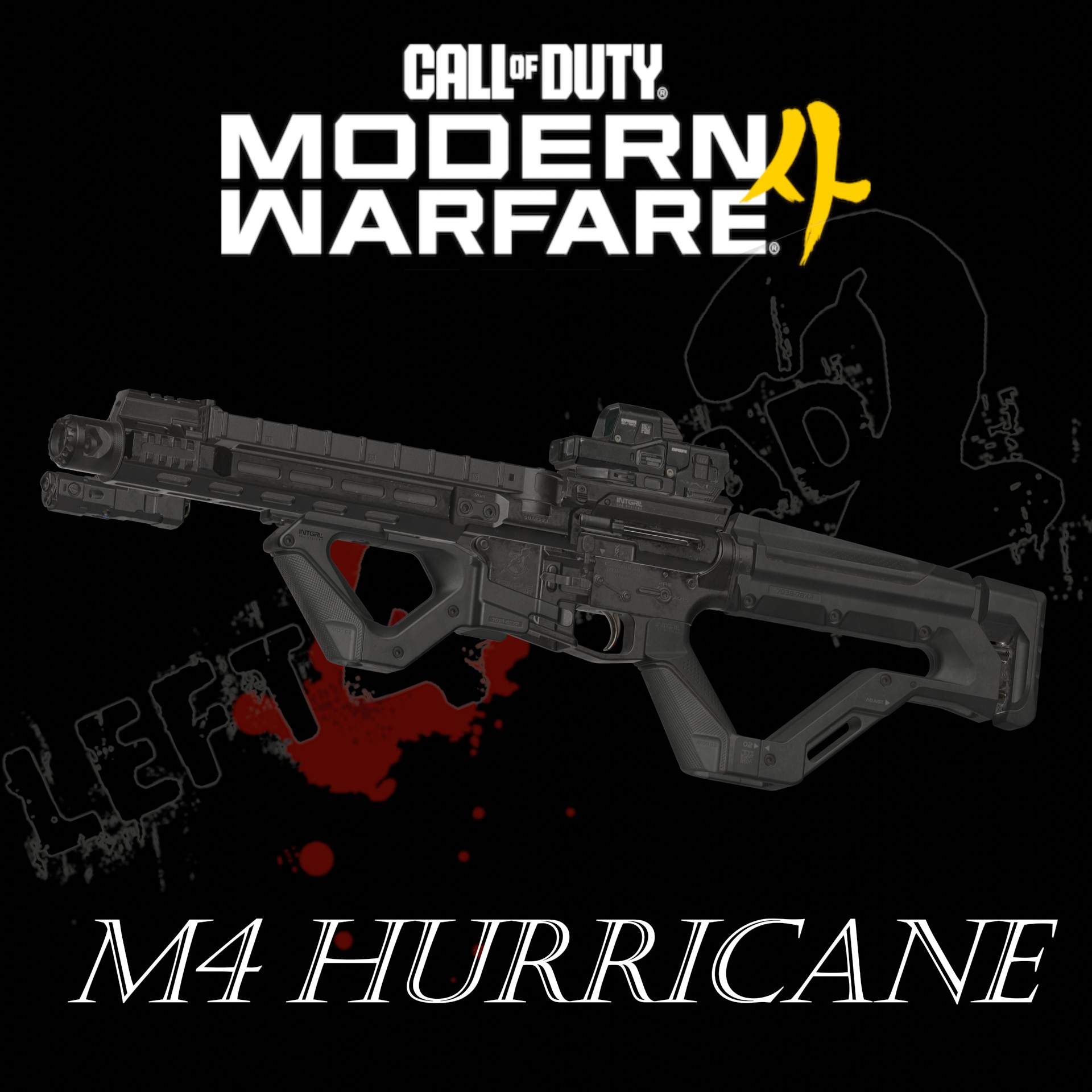 COD23:MW4 M4 HURRICANE (MP5)