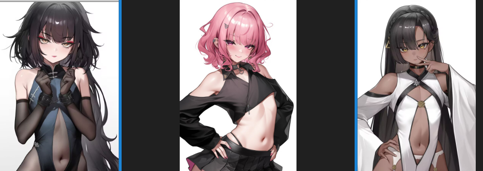 《易》三个男娘，介意勿下