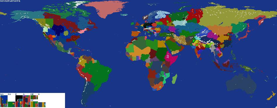 After The Wave Strikes- 1988  A Realpolitik Map