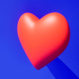 Valentine Heart 3 D Model