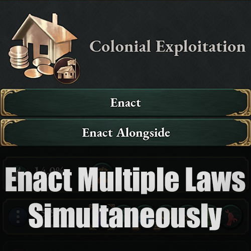 Enact Multiple Laws Simultaneously
