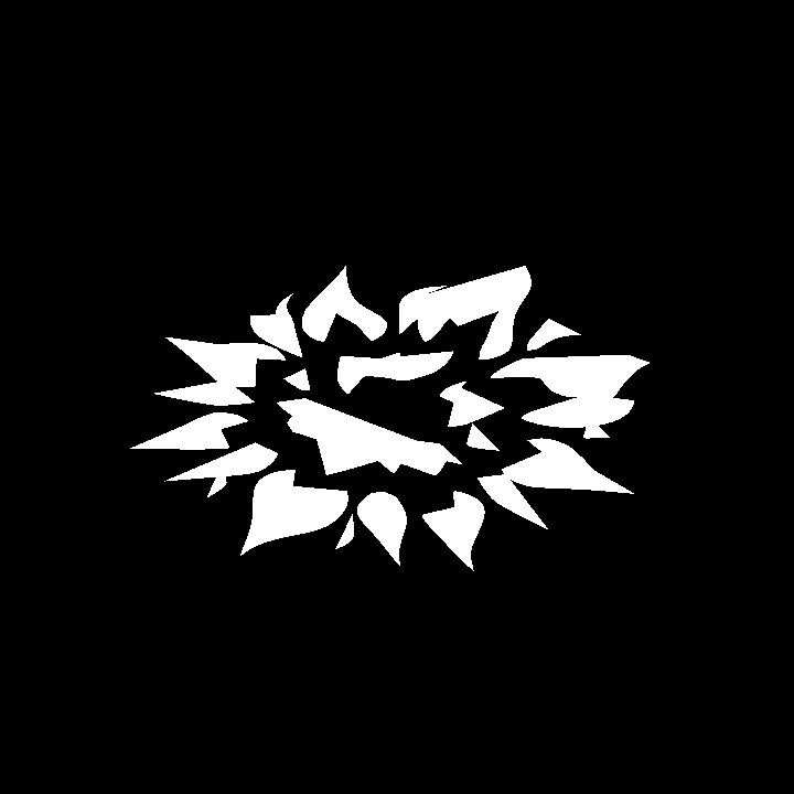A glowing sigil - white burst