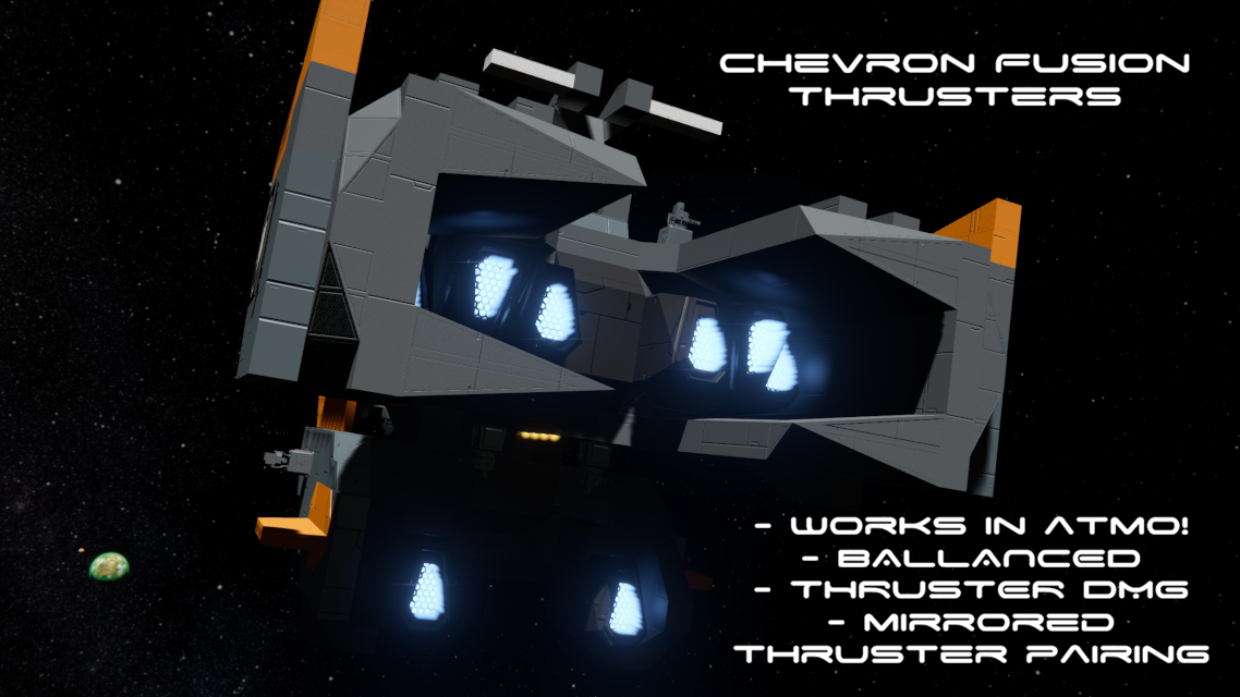 Chevron Fusion Thrusters