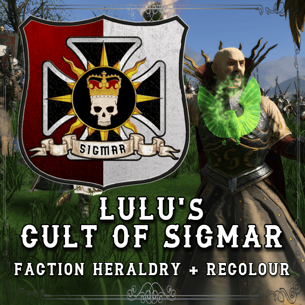 Lulu's Cult of Sigmar (faction heraldry and recolour)