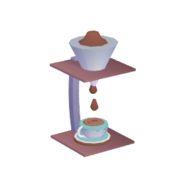 Pour Over Coffee Stand - Brewing