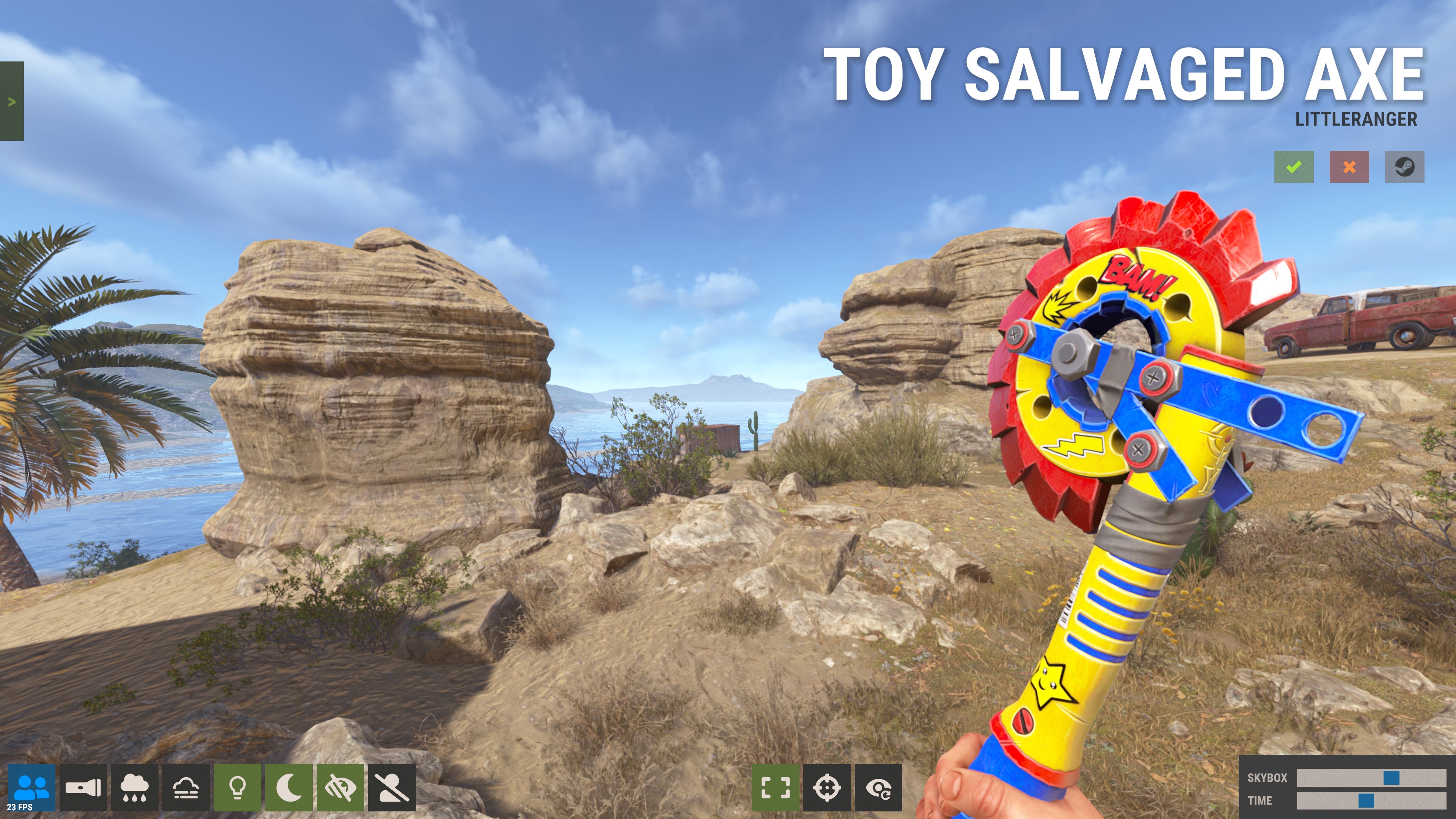 Toy Salvaged Axe screenshot 1