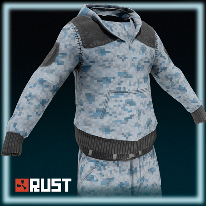 Arctic Pixel Camo | Hoodie V2