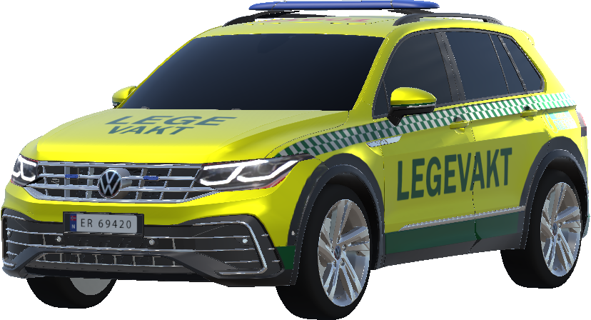 [NO] Norwegian VW Tiguan - Incident Commander (Legevakt / Doctor) preview