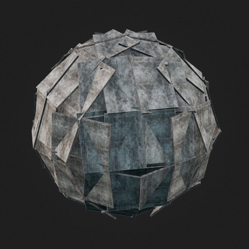 geometric sphere smooth interior