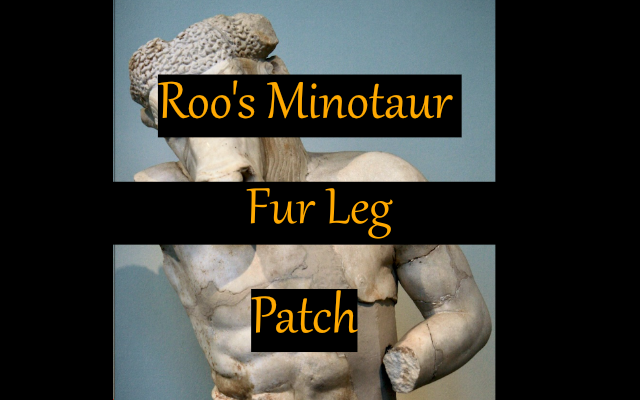 Roo's Minotaur - Fur Leg Patch preview
