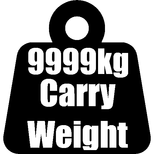 Increased Carry Weight - 9999kg