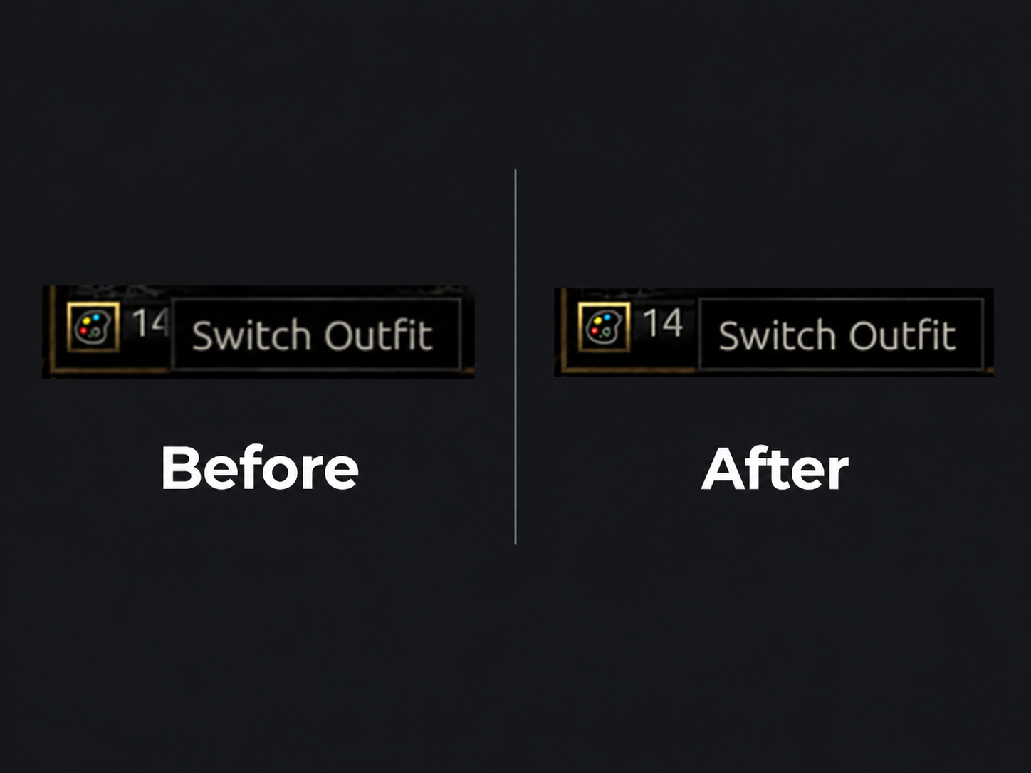Dan's Clear Outfit Counter preview