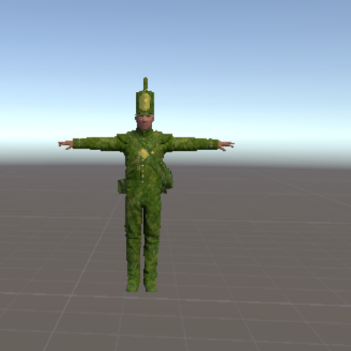 Green Camo Man
