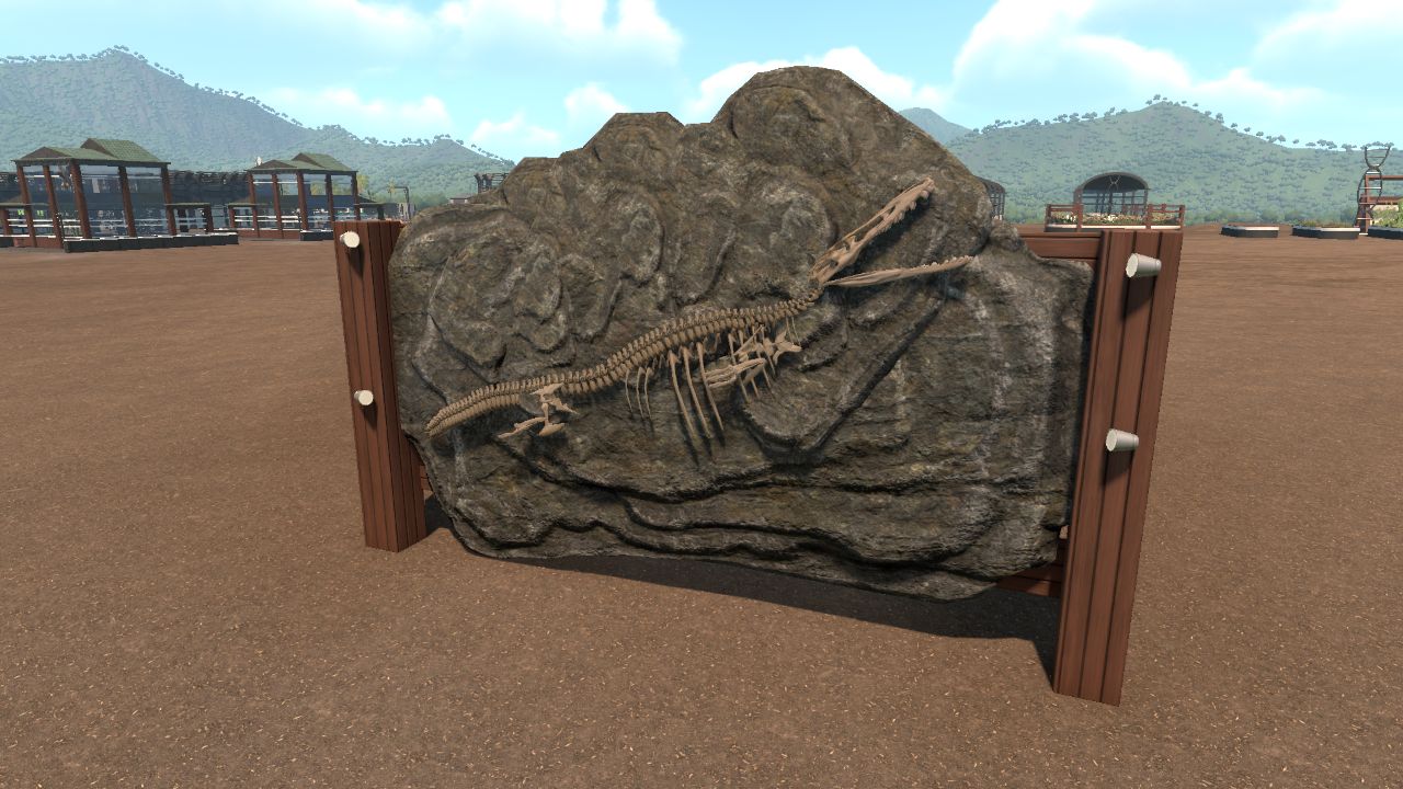 Mosasaur Rock wall