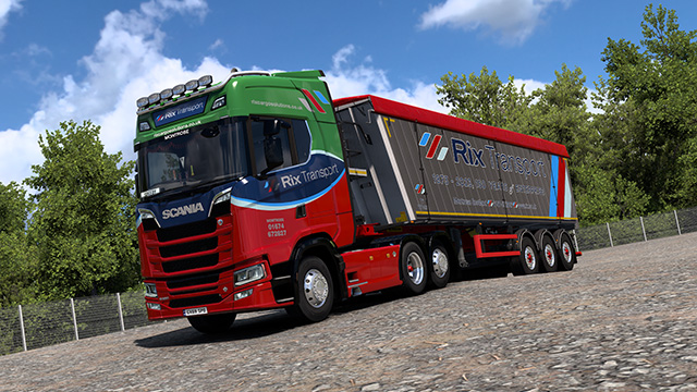 Rix Transport - Scania S & Wielton Tipper