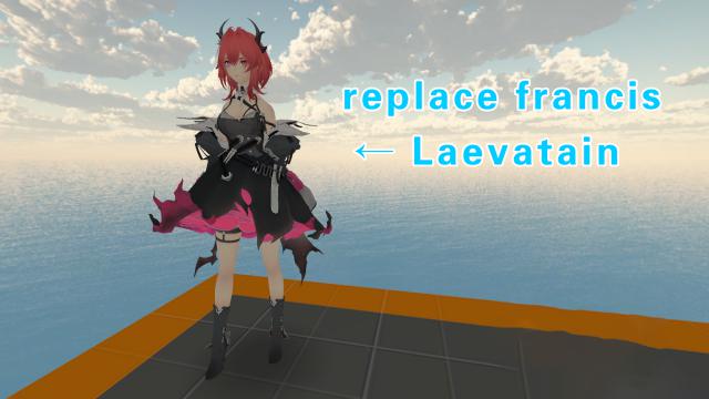 Arknights Endfield Laevatain（明日方舟终末地 莱万汀）replace francis