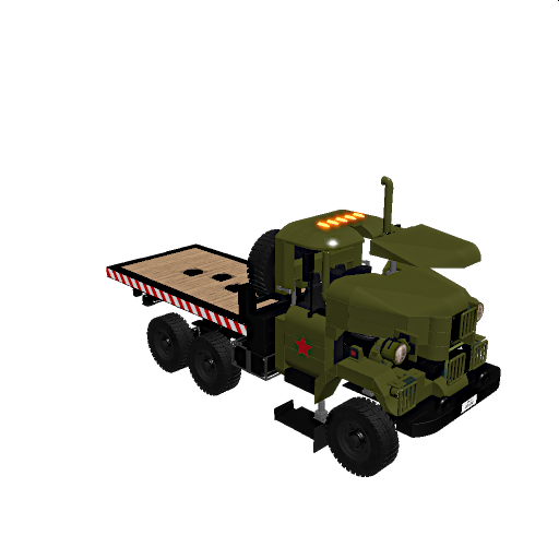Soviet Inpired Truck With Flatbed Config