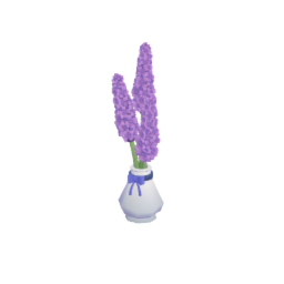 Lavender Flower Vase