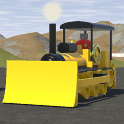 Traction Engine - Caterpillar Tracks - Bulldozer