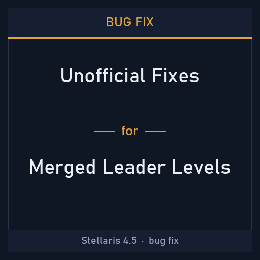 Bug Fix: Merged Leader Levels
