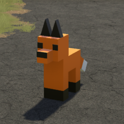 Blocky Animals - Red Fox