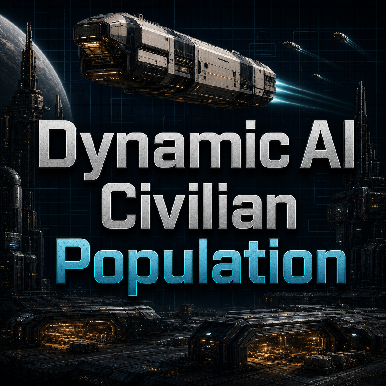 Dynamic AI Civilian Population preview