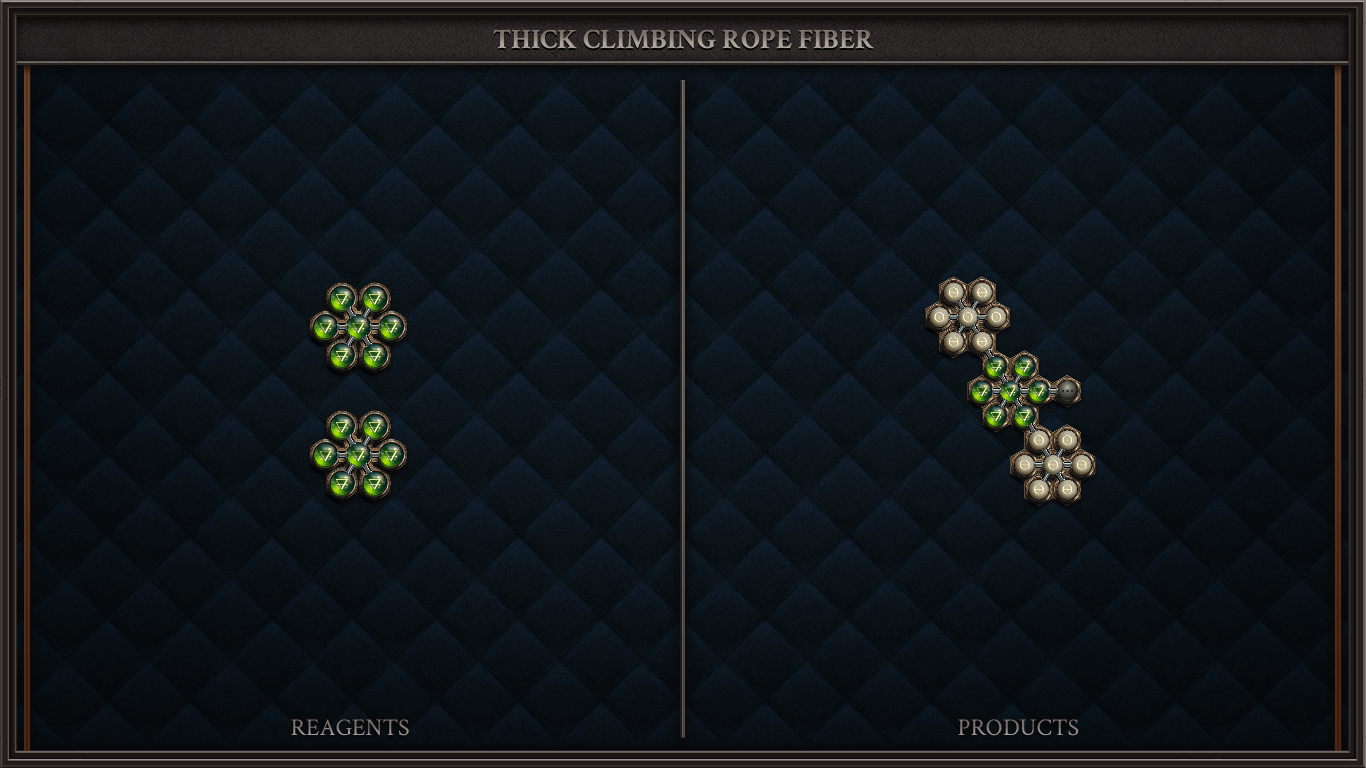 THICK CLIMBING ROPE FIBER