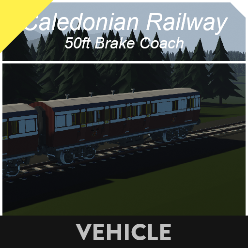 Caledonian Railway 50ft Brake-Coach