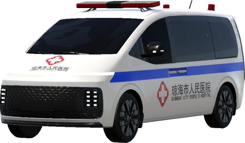 Medical Ambulance Livery of Qionghai, Hainan Province (China) 2.0
