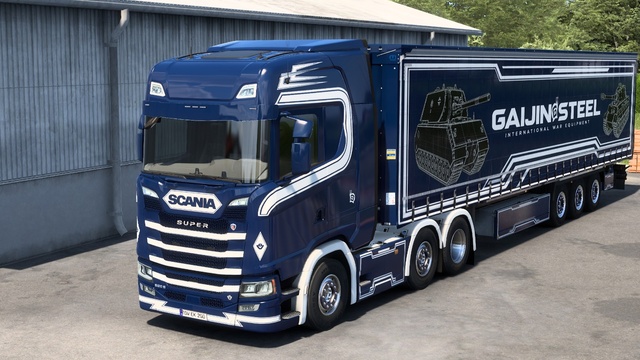 Scania + Swap body Skin Gaijin Steel Holland style