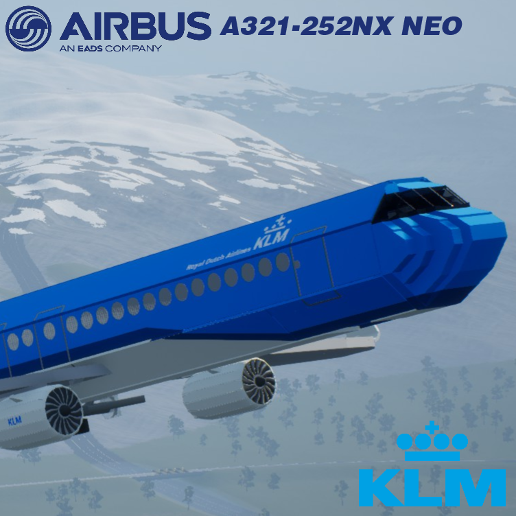 Softbody AIR LINER Airbus A321-252NX NEO KLM
