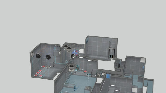 Cooperative test chamber 4 by Dzhi_Man