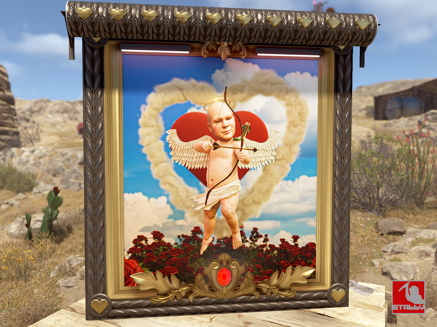 Cupid's Arrow Garage Door thumbnail 6