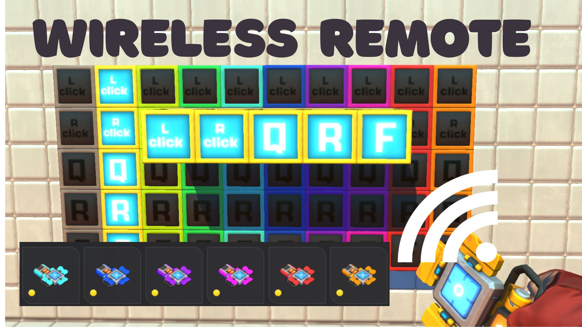 Color-Coded Wi-fi Remotes