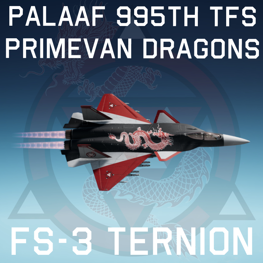PALAAF 995th Tactical Fighter Squadron "Primevan Dragons" FS-3 Ternion 1101 "The Fourth Dragon" preview