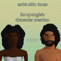 [42.20+] Extra Skin Tones for Spongie's Character Creation – Project Zomboid Mod