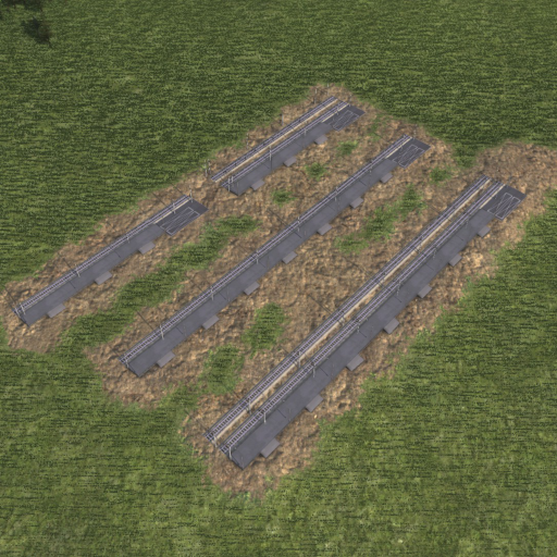 Train cargo stations & vehicle storage