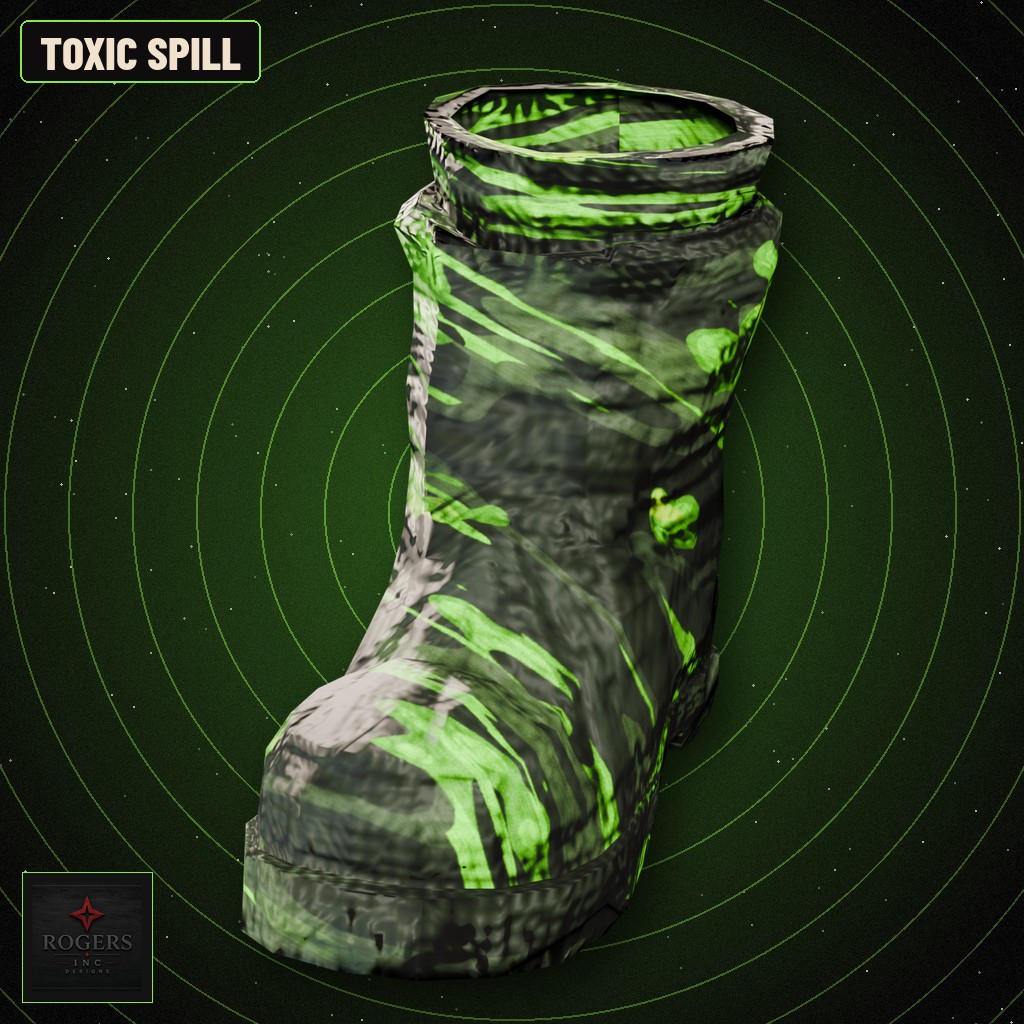 Toxic Spill Boots