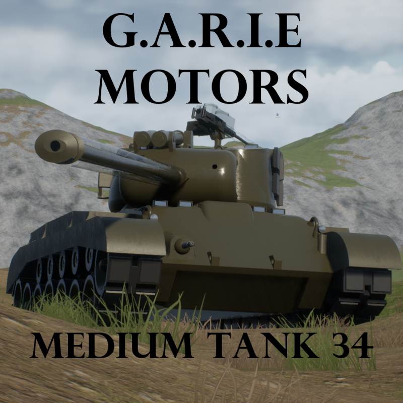 G.A.R.I.E Motors Medium Tank 34 B1 (GM-MT-34B1)