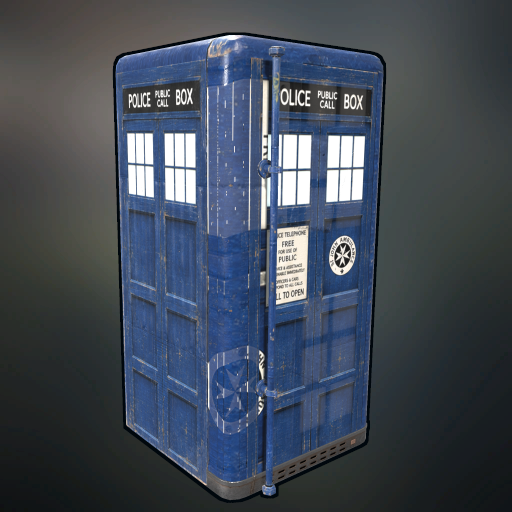 Police Phone Box Fridge