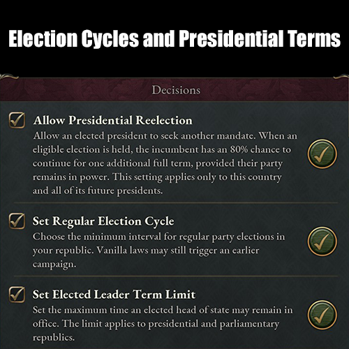 Election Cycles and Presidential Terms