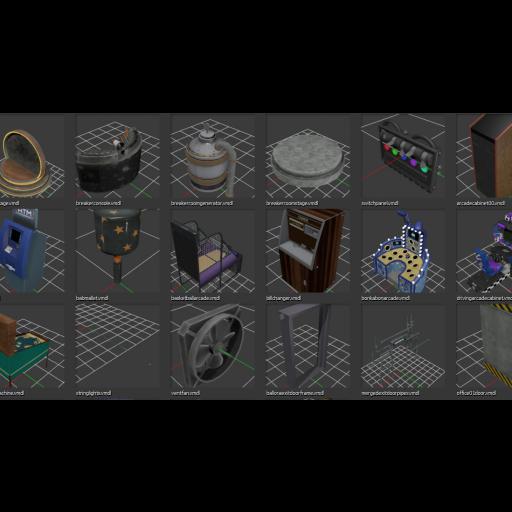 Sister Location Map Assets