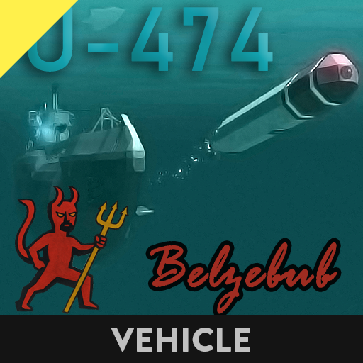Type VIIC German Submarine U-474 Belzebub