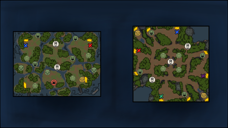Lost temple and Echo isles