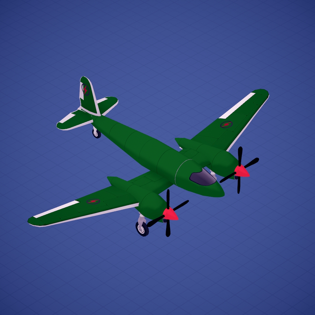 DGS. Model 2T-127 Twin-engine light utility aircraft