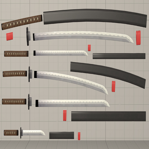 Team Fortress 2 Enhanced Samurai Weapons Pack (Props)