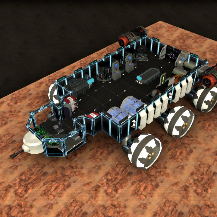 Scifi search and rescue wagon