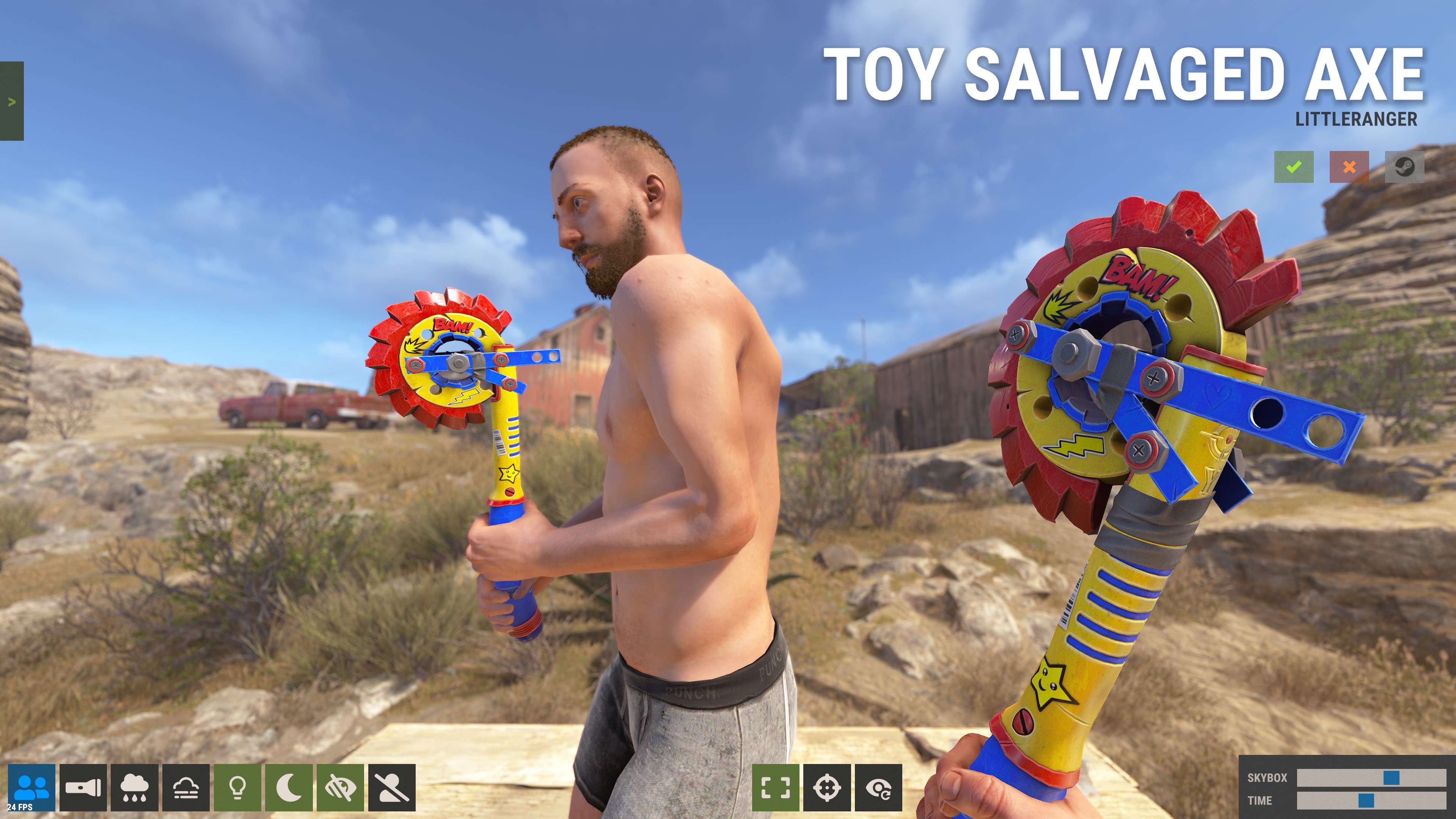 Toy Salvaged Axe thumbnail 6