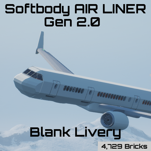 Softbody AIR LINER "Project 2.0" Blank Livery